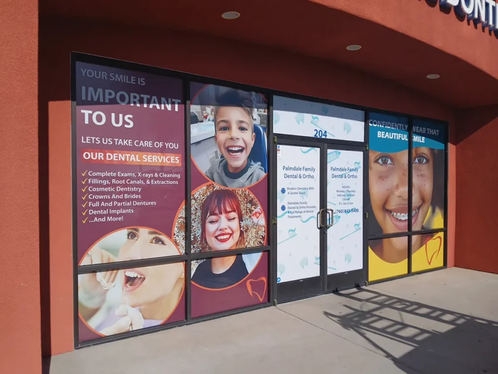 Types Of Graphic Window Sign Marterials